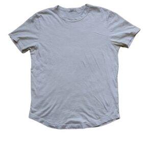 NWOT Buck Mason Medium Light Sage 100% Cotton Round Hem USA